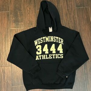 Vintage Westminster Athletics Russel Hoodie Sz L